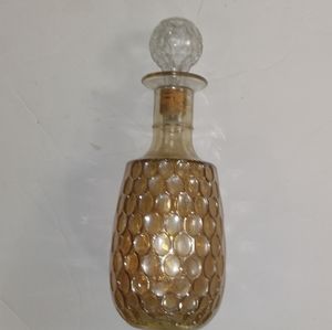 Vintage Carnival Glsss Decanter
